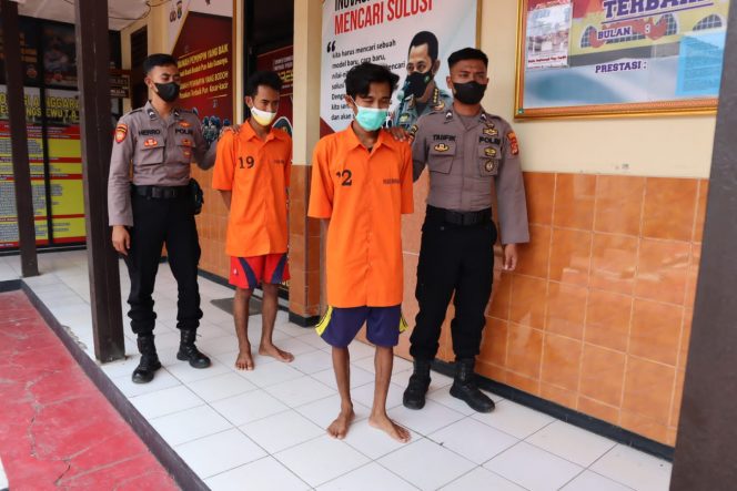 
					Dua Pria Penyalahgunaan Narkotika Jenis Sabu Diringkus Tim Cobra Polres Pringsewu