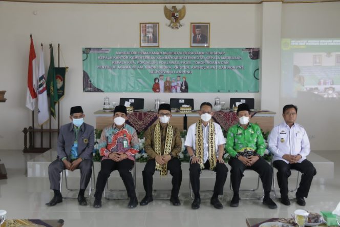 
					Kanwil Kemenag Provinsi Lampung Gelar Mandatori Pemahaman Moderasi Beragama