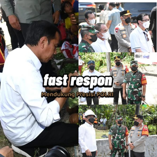 
					Kapolda Sumut Dampingi Presiden Jokowi Temui Pedagang di Pasar Alasa Nias
