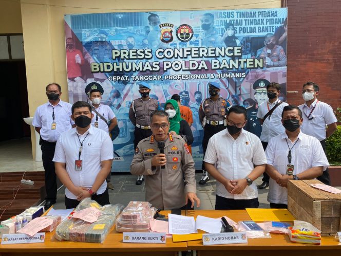 
					Polda Banten: Miskinkan Bandar, Sita Aliran Dana 1 Miliar Hasil Kejahatan Narkoba