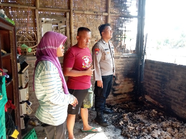 
					Rumah Hartono Warga Pringsewu Selatan Terbakar